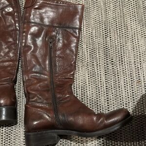 Manas Design tall leather riding boots made in Italy